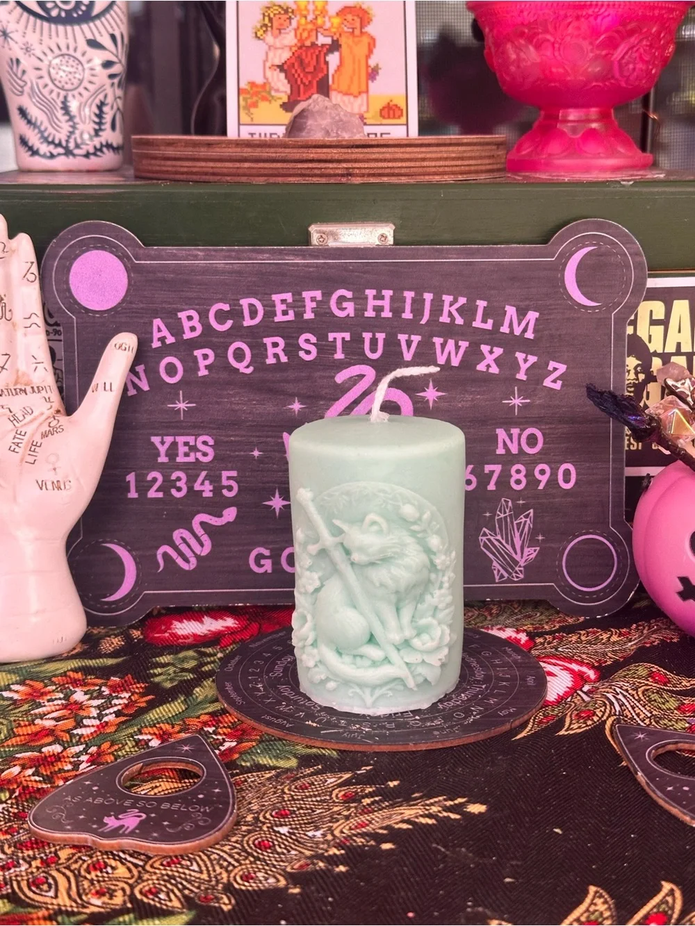 Guardian’s Blade Cat Pillar Candle